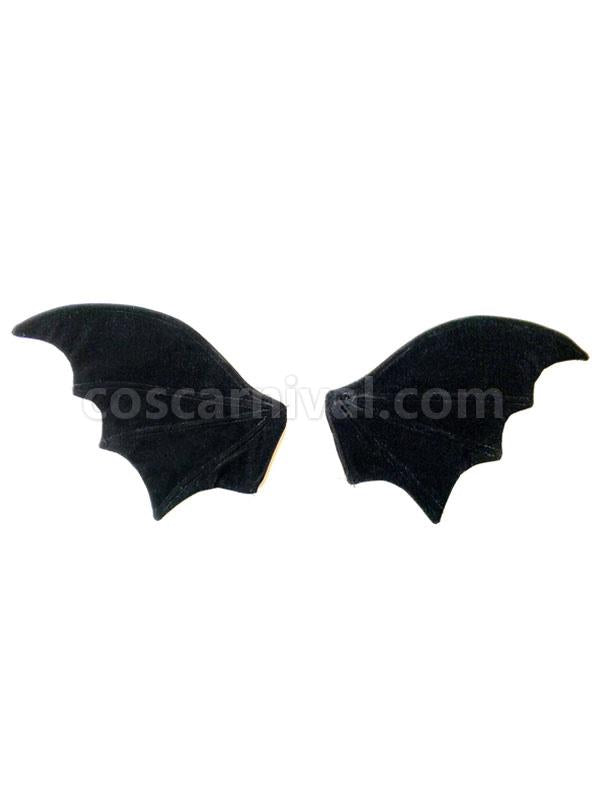 Gothic Lolita Wings Infanta Black Tweed Lolita Accessories coscarnival