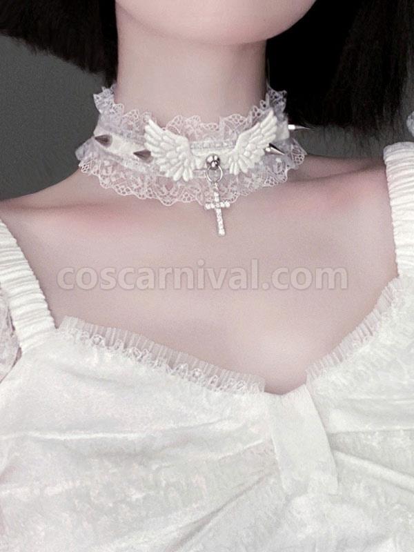 Gothic Lolita Accessories Black Lace Choker Polyester Miscellaneous coscarnival