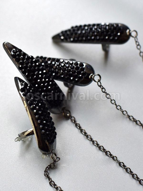 Gothic Lolita Accessories Black Chains Polyester Accessory Miscellaneous coscarnival