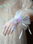 Sweet Lolita Accessories White Pearls?Butterfly Polyester Fiber Accessory Miscellaneous coscarnival