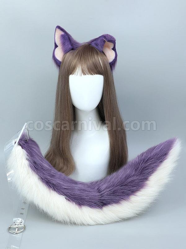 Purple Lolita Accessories Headwear Polyester Fiber Miscellaneous coscarnival