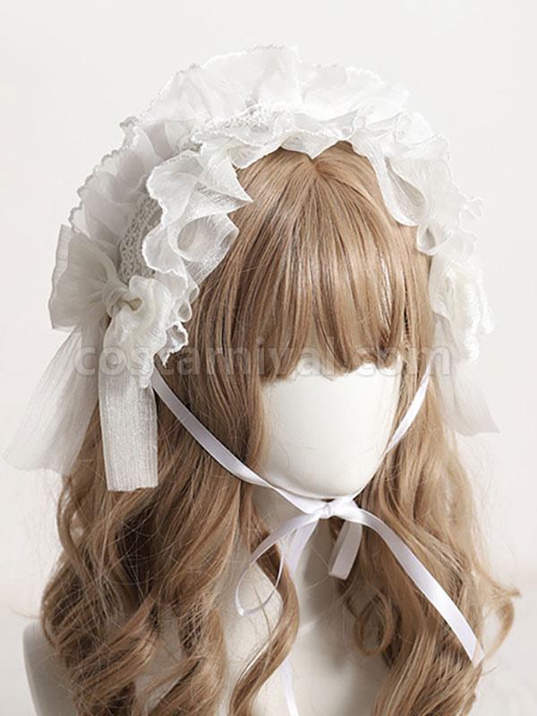 Lolita Accessories Ruffles?Lace Polyester Headwear Miscellaneous coscarnival