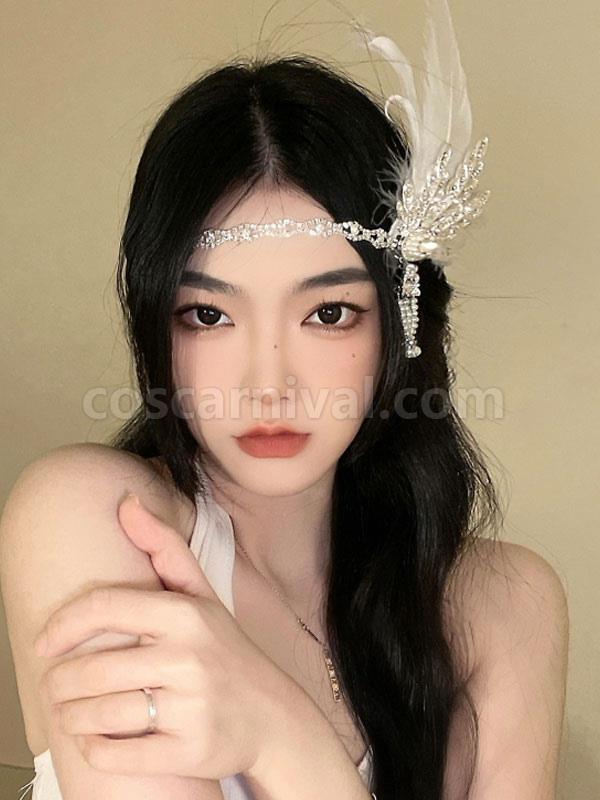 ROCOCO Style Lolita Accessories White Chains Headwear Miscellaneous coscarnival