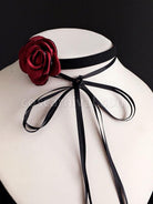 Steampunk Lolita Accessories White Flowers Choker Polyester Fiber Miscellaneous coscarnival