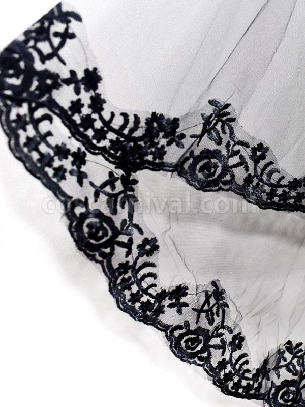 Gothic Lolita Accessories Black Lace Lace Headwear Polyester Fiber Miscellaneous coscarnival