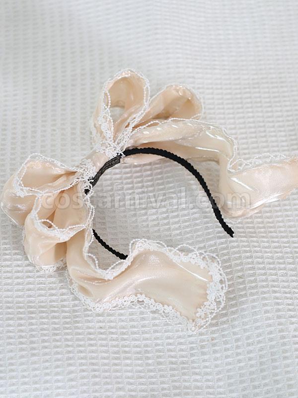 ROCOCO Style Lolita Accessories Pink Lace?Bows Headwear Polyester Fiber Miscellaneous coscarnival
