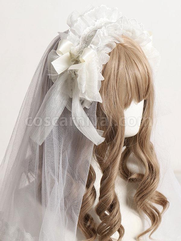 Lolita Accessories Bows?Lace Headwear Polyester Miscellaneous coscarnival