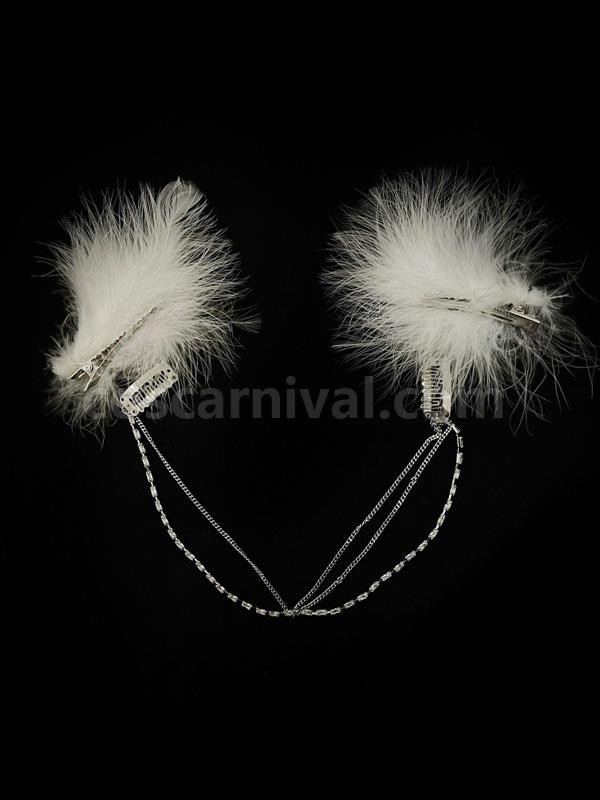 ROCOCO Style Lolita Accessories White Chains Headwear Metal Miscellaneous coscarnival