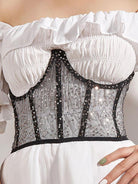 Gothic Lolita Accessories White Sequins Polyester Fiber Miscellaneous coscarnival