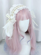 Sweet Lolita Accessories Ecru White Lace?Bows Headwear Polyester Fiber Miscellaneous coscarnival