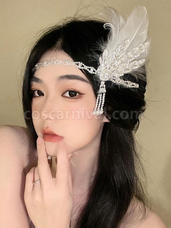 ROCOCO Style Lolita Accessories White Chains Headwear Miscellaneous coscarnival