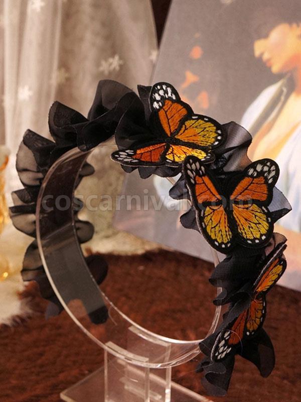 Gothic Lolita Accessories Red Bows Accessory Polyester Fiber Miscellaneous coscarnival