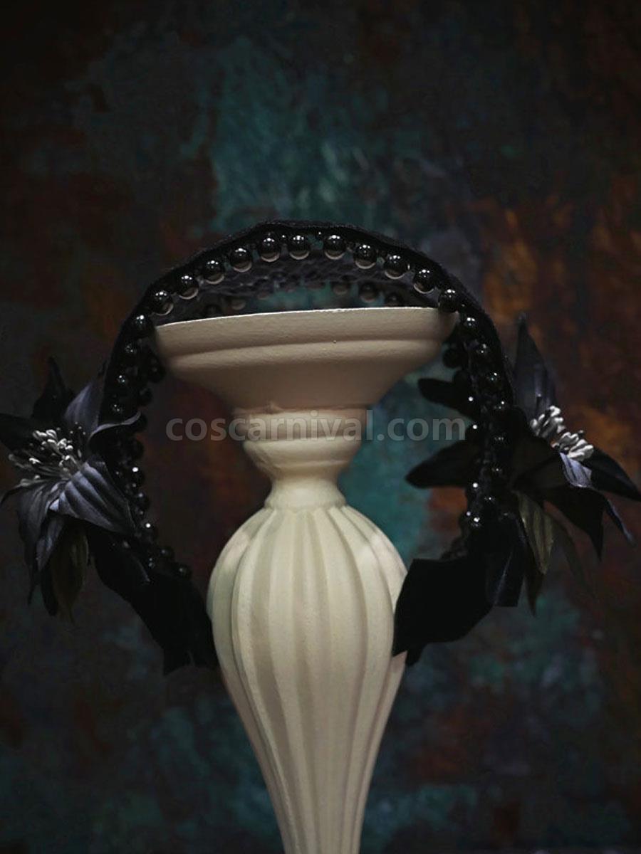 Steampunk Lolita Accessories Black Bows Headwear Polyester Miscellaneous coscarnival