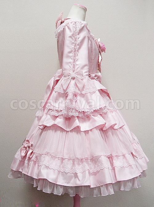 Long-Sleeve-Bow-Lace-Ruffles-Classic-Lolita-Dress-coscarnival-823