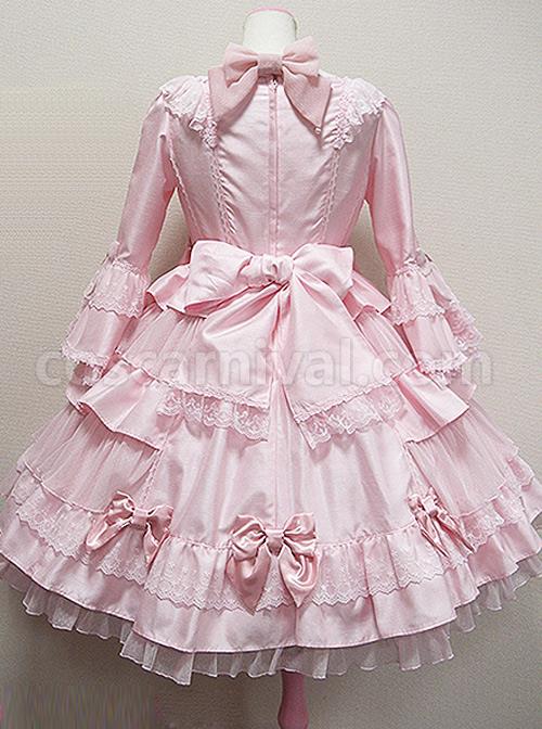 Long-Sleeve-Bow-Lace-Ruffles-Classic-Lolita-Dress-coscarnival-826