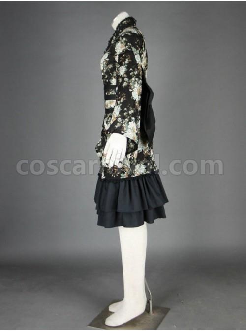 Long Sleeves Cotton Gothic Lady Lolita Dress coscarnival