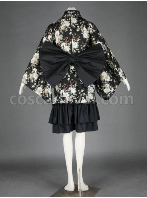 Long Sleeves Cotton Gothic Lady Lolita Dress coscarnival