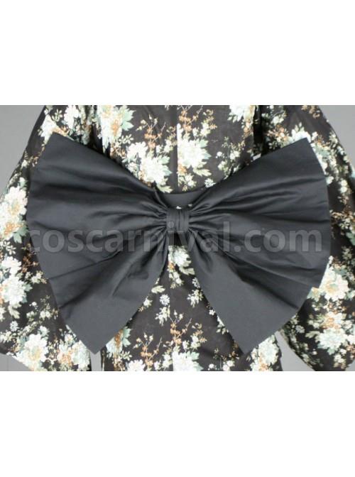 Long Sleeves Cotton Gothic Lady Lolita Dress coscarnival