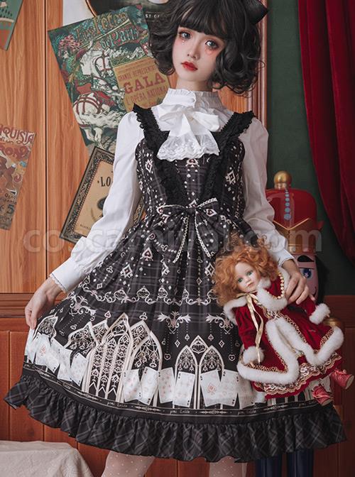 Louis-Poker-City-Series-JSK-Lace-Bowknot-Classical-Lolita-Sling-Dress-coscarnival-3782