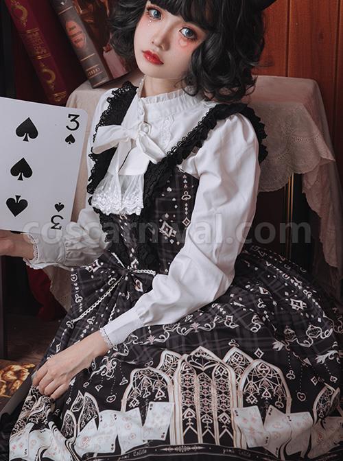 Louis-Poker-City-Series-JSK-Lace-Bowknot-Classical-Lolita-Sling-Dress-coscarnival-3792