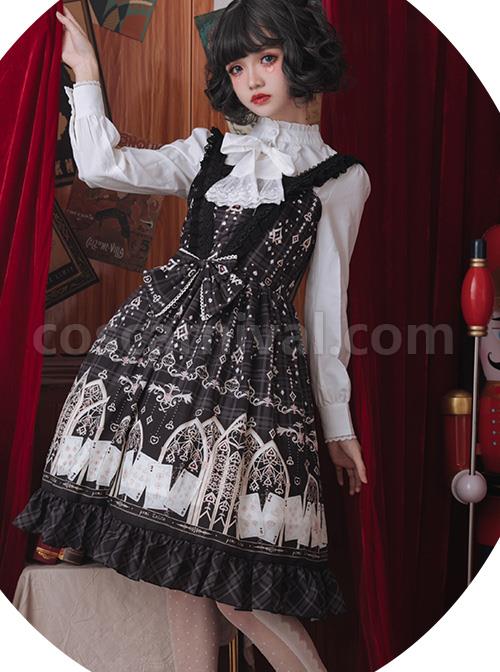 Louis-Poker-City-Series-JSK-Lace-Bowknot-Classical-Lolita-Sling-Dress-coscarnival-3802