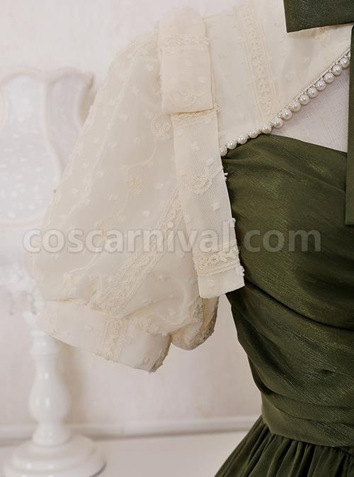 Love-And-Poetry-Series-Elegant-Daily-Fake-Two-Piece-Puff-Sleeve-Stand-Collar-Cutout-Design-Classic-Lolita-Short-Sleeve-Dress-coscarnival-430