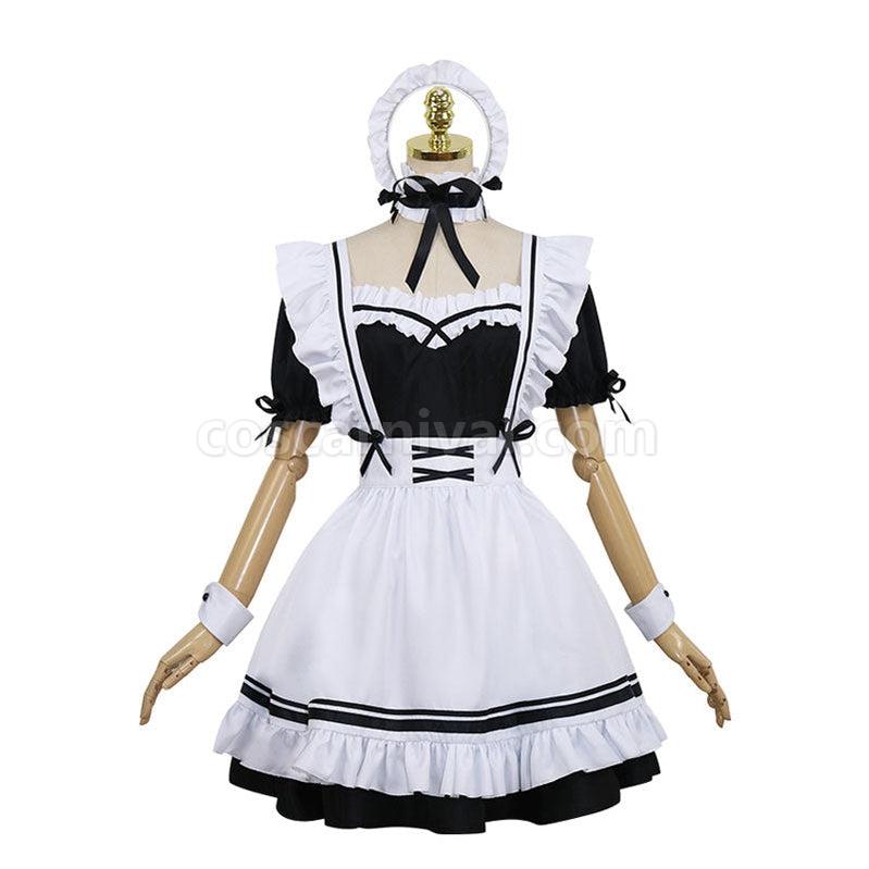 Love Nikki Dress Up Queen Lolita Dress Maid Cosplay Costumes coscarnival011112060