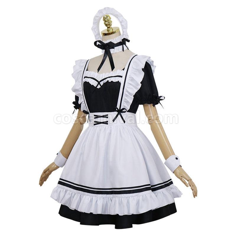 Love Nikki Dress Up Queen Lolita Dress Maid Cosplay Costumes coscarnival011112069