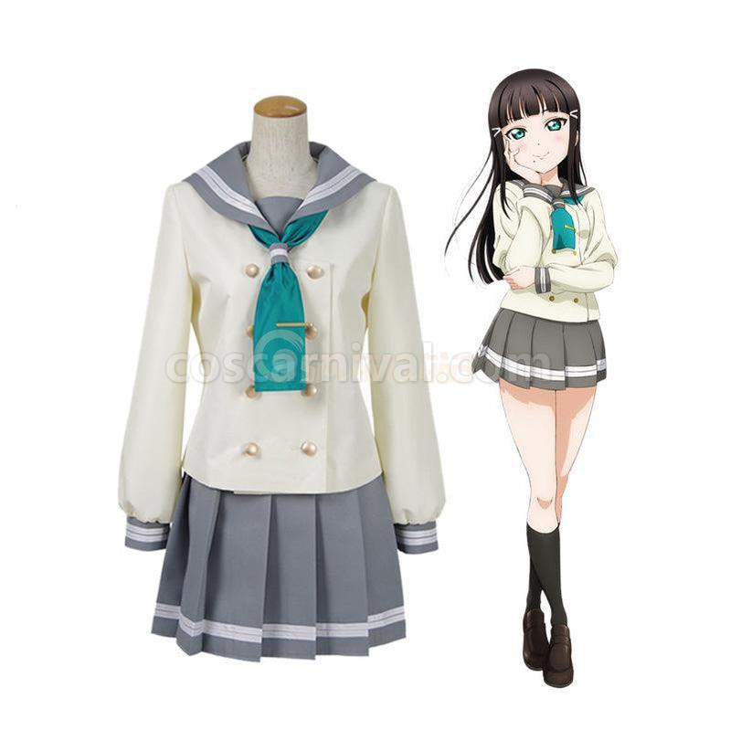 LoveLive!Sunshine!! Kurosawa Dia and Aqours All Members Autumn And Winter School Uniform Cosplay Costume coscarnival011118292