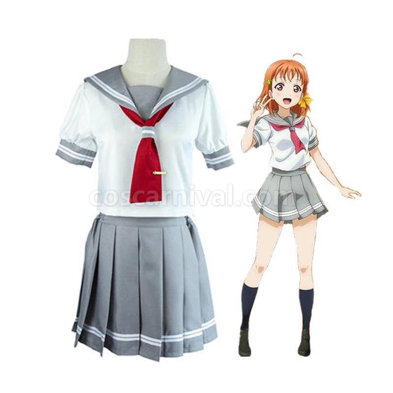 LoveLive!Sunshine!! Takami Chika and Aqours All Members Summer School Uniform Cosplay Costume coscarnival011118291