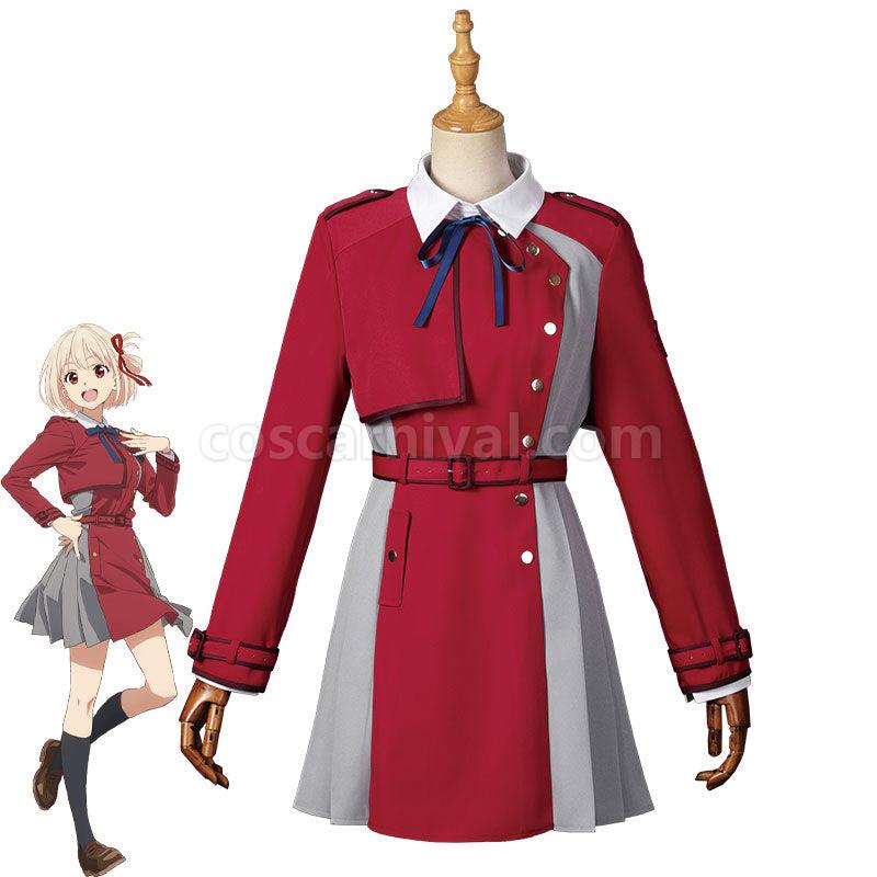 Lycoris Recoil Chisato Nishikigi JK Uniform Cosplay Costumes coscarnival01113581