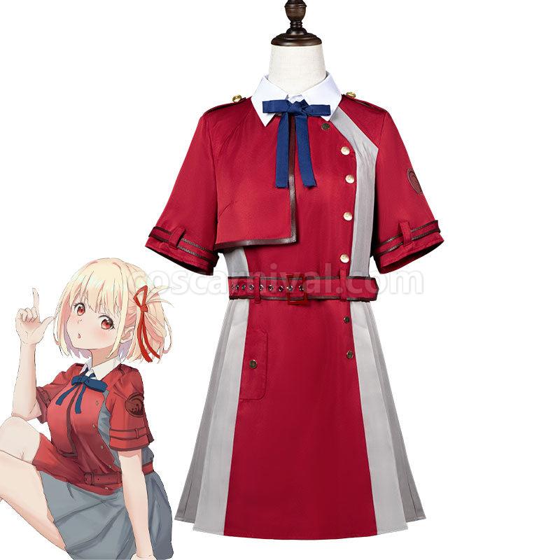 Lycoris Recoil Chisato Nishikigi Short Uniform Cosplay Costumes coscarnival01113260