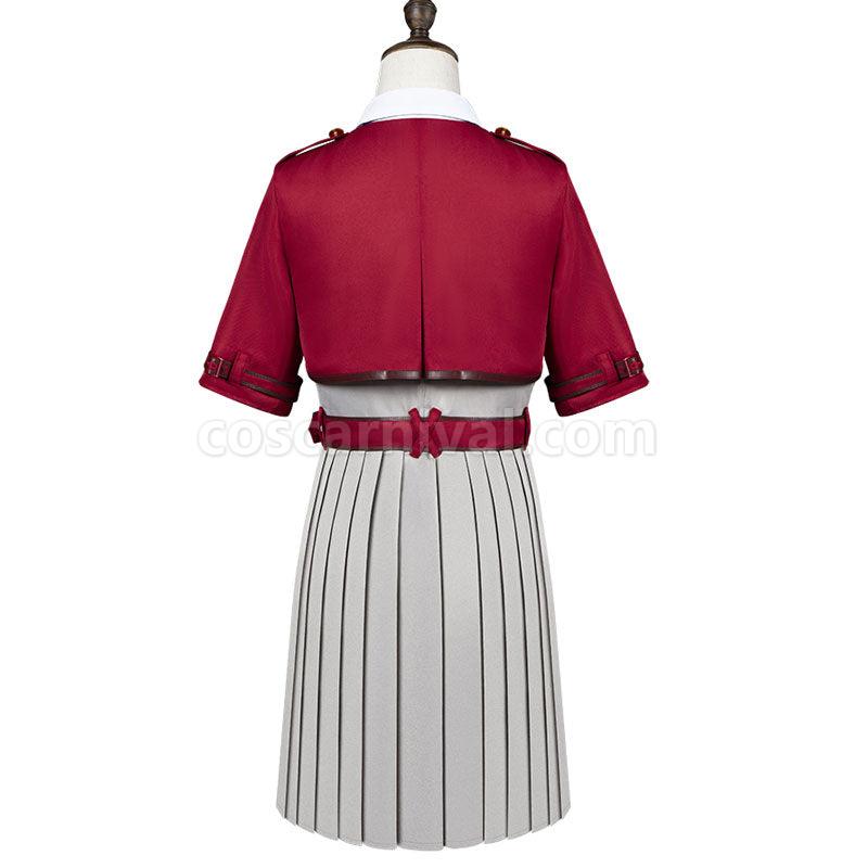 Lycoris Recoil Chisato Nishikigi Short Uniform Cosplay Costumes coscarnival01113278