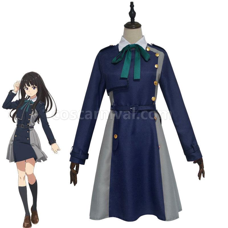 Lycoris Recoil Chisato Nishikigi Takina Inoue JK Uniform Cosplay Costumes coscarnival01111658