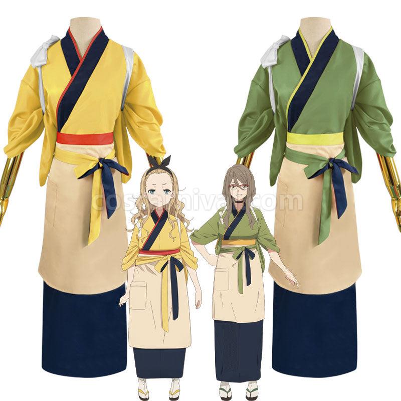 Lycoris Recoil Mizuki Nakahara Kurumi Kimono Cosplay Costumes coscarnival01113493