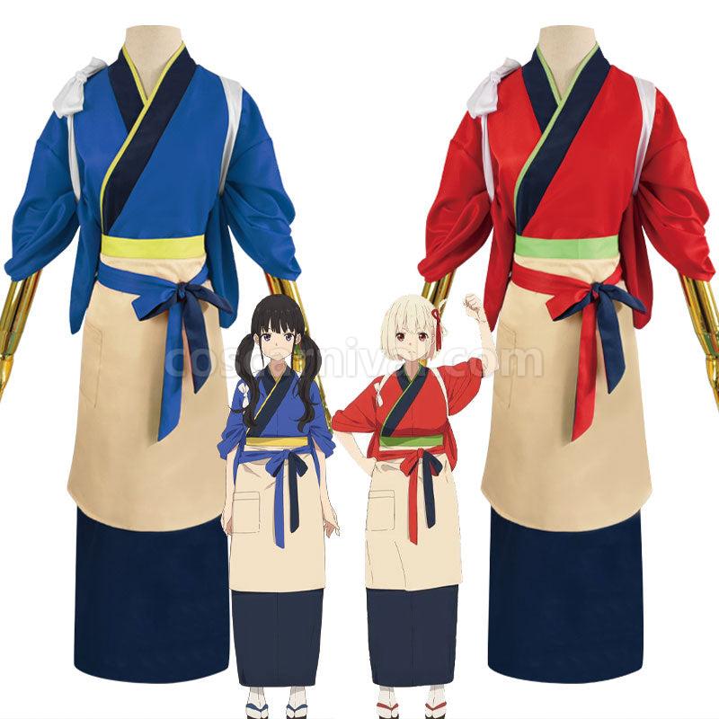 Lycoris Recoil Takina Inoue Chisato Nishikigi Kimono Cosplay Costumes coscarnival01113495