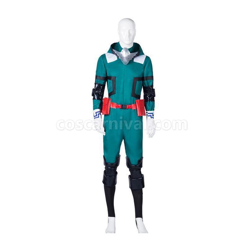 MHA My Hero Academia Midoriya Izuku Battle Suit Cosplay Costume, side view