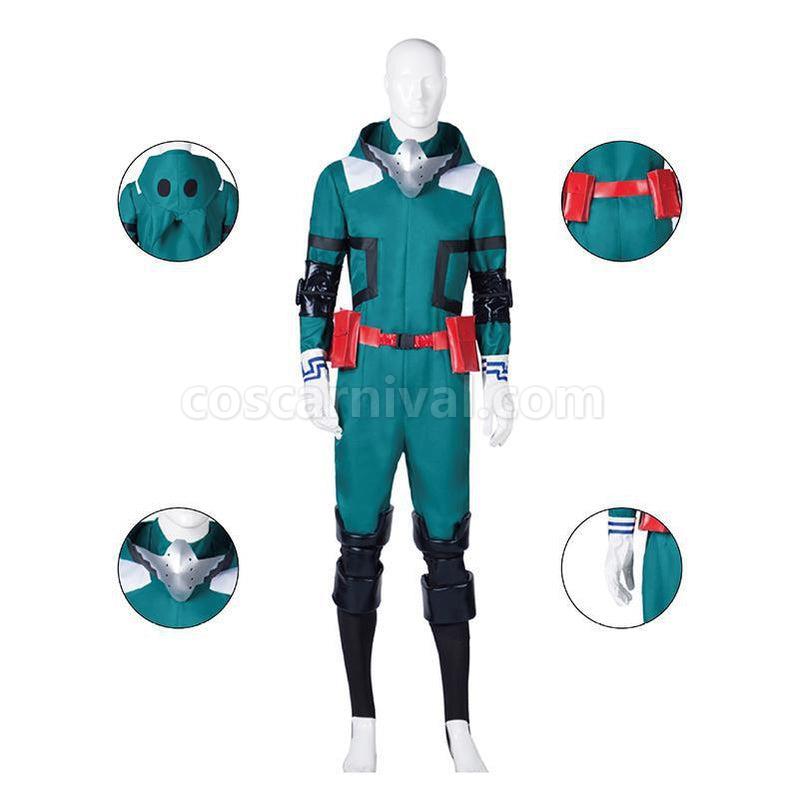 MHA My Hero Academia Midoriya Izuku Battle Suit Cosplay Costumes coscarnival011119092