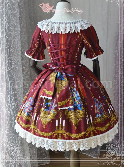 Magic-Tea-Party-Beauty-And-Beast-Series-Printing-Short-Sleeve-Sweet-Lolita-Dress-coscarnival-2823.jpg