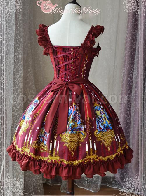 Magic-Tea-Party-Beauty-And-Beast-Series-Printing-Sweet-Lolita-Sling-Dress-coscarnival-527.jpg