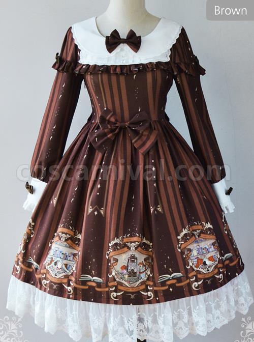 Magic-Tea-Party-Bedtime-Book-Series-OP-Classic-Lolita-Long-Sleeve-Dress-coscarnival-32