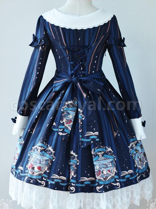 Magic-Tea-Party-Bedtime-Book-Series-OP-Classic-Lolita-Long-Sleeve-Dress-coscarnival-36
