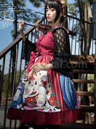 Magic-Tea-Party-Breeze-Alice-Series-JSK-Bowknot-Classic-Lolita-Sling-Dress-coscarnival-1197