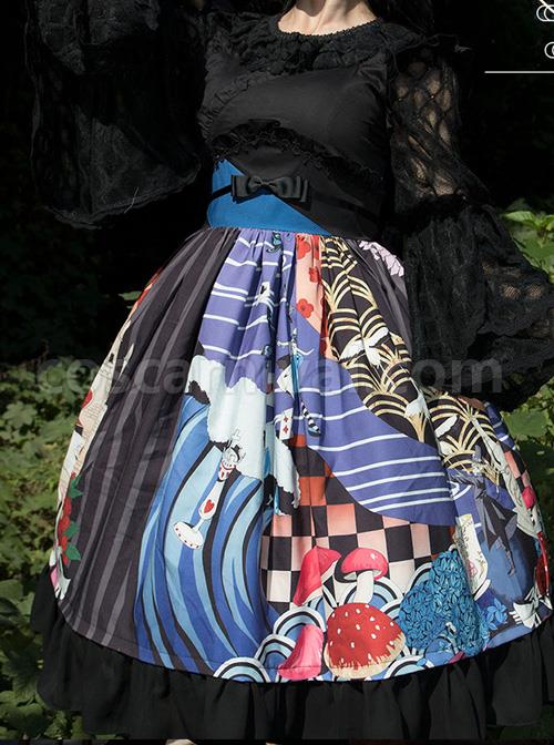 Magic-Tea-Party-Breeze-Alice-Series-JSK-Bowknot-Classic-Lolita-Sling-Dress-coscarnival-1207