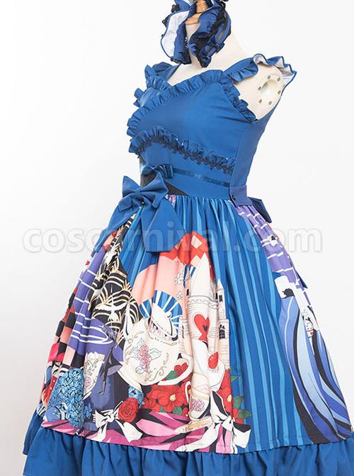Magic-Tea-Party-Breeze-Alice-Series-JSK-Bowknot-Classic-Lolita-Sling-Dress-coscarnival-1218