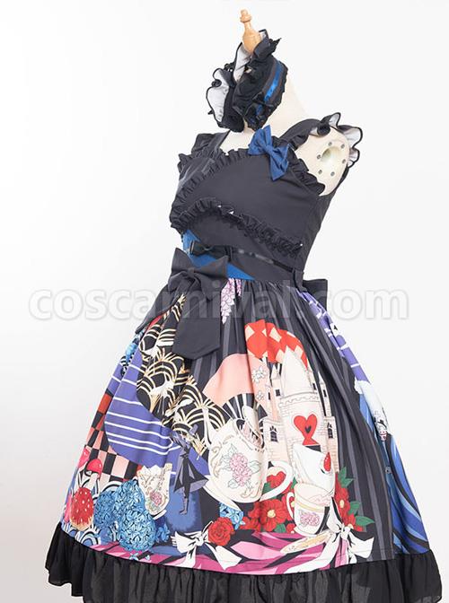 Magic-Tea-Party-Breeze-Alice-Series-JSK-Bowknot-Classic-Lolita-Sling-Dress-coscarnival-1226