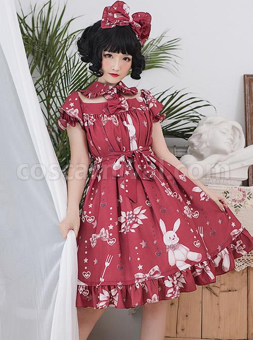 Magic-Tea-Party-Chocolate-Rabbit-Series-OP-Lapel-Sweet-Lolita-Short-Sleeve-Dress-coscarnival-2024.jpg