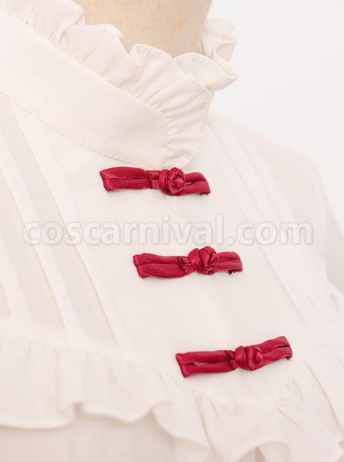 Magic Tea Party City Of Aurora Series Blouses Chinese Style Classic Lolita Short Sleeve Shirt coscarnival