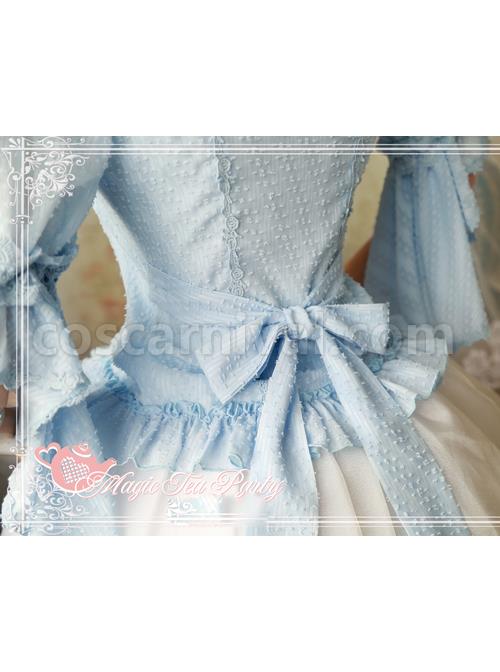Magic Tea Party Cross And Censer Series Chiffon Short Sleeves Lolita Shirt coscarnival