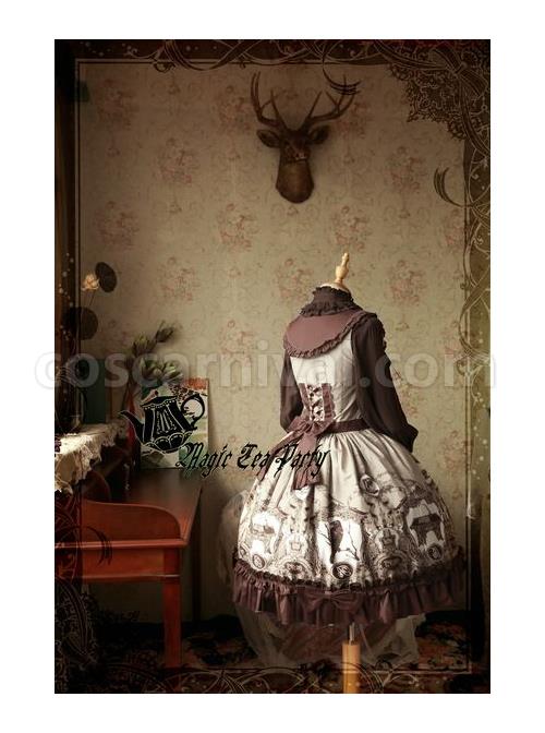 Magic-Tea-Party-Raven-And-Writing-desk-Series-Classic-Lolita-JSK-Sleeveless-Dress-coscarnival-4188